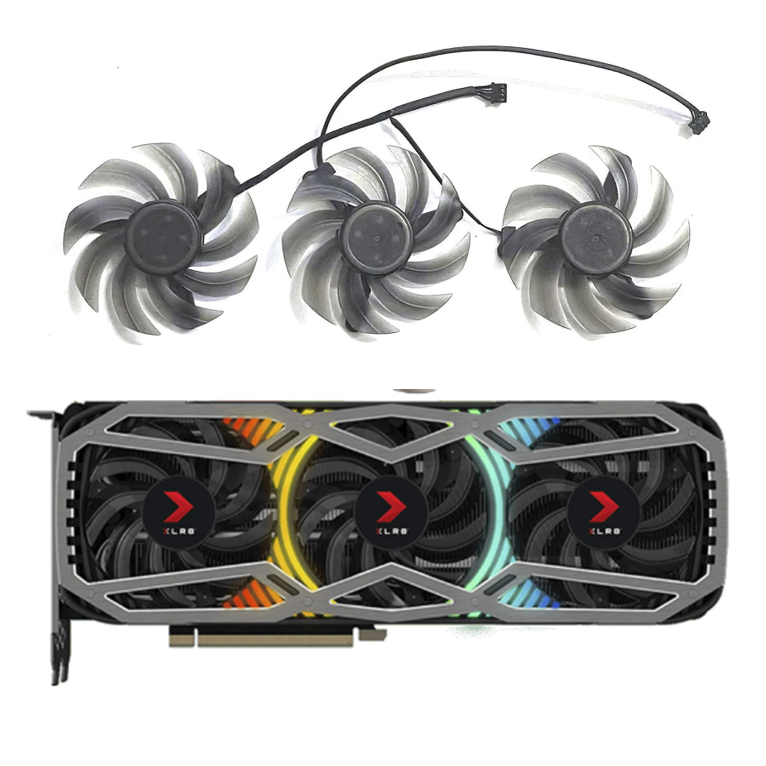 Rtx 3090 24Gb Graphics Card - 82MM FD8015U12D Für PNY RTX 3070